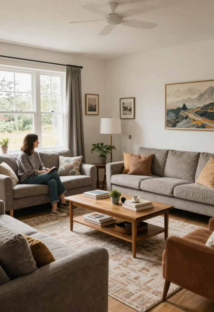 15 Village Living Room Ideas: Rustic Cozy Charm - 13. Functional Layout 1