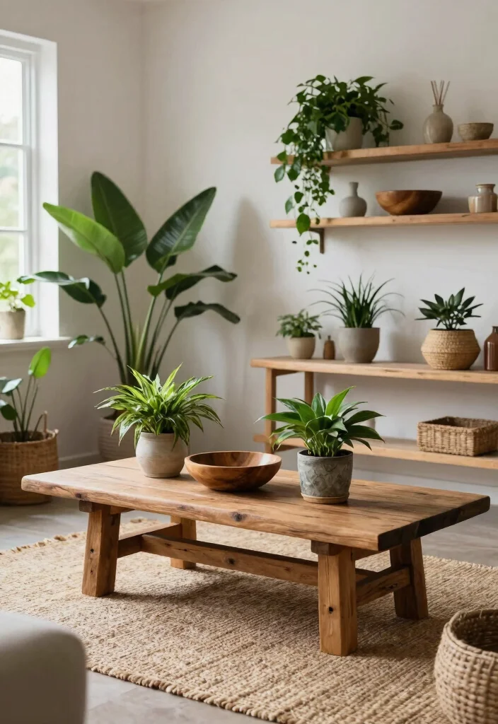 16 1950 Living Room Ideas: Retro Charm and Timeless Style - 11. Natural Elements 1