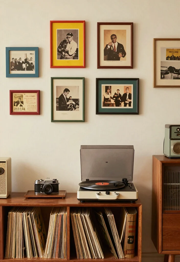 16 1950 Living Room Ideas: Retro Charm and Timeless Style - 6. Incorporating Nostalgic Decor 1