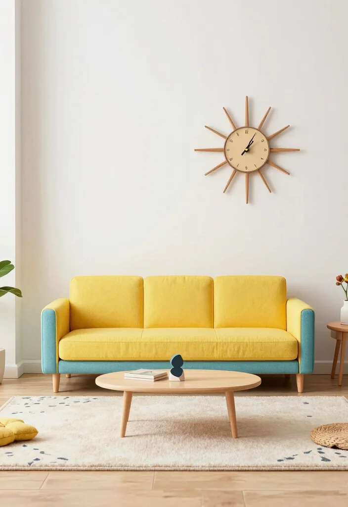 16 Dollhouse Living Room Ideas Miniature Charming Style - 3. Mid-Century Modern Vibes 1