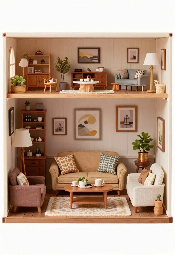 16 Dollhouse Living Room Ideas Miniature Charming Style - Conclusion 1