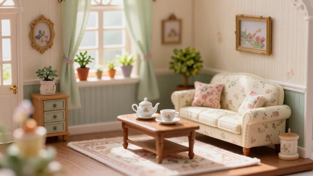 16 Dollhouse Living Room Ideas Miniature Charming Style