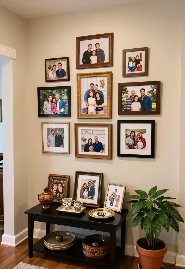 16 Foyer Living Room Ideas for Grand Welcoming Layouts - 14. Personalized Touches 1