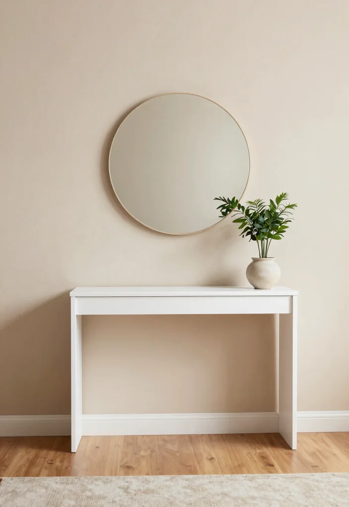 16 Foyer Living Room Ideas for Grand Welcoming Layouts - 2. Minimalist Approach 1