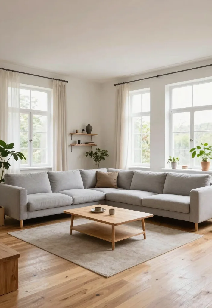 16 Living Room Empty Ideas: Creative Decorating Solutions - 1. Embrace Open Space 1