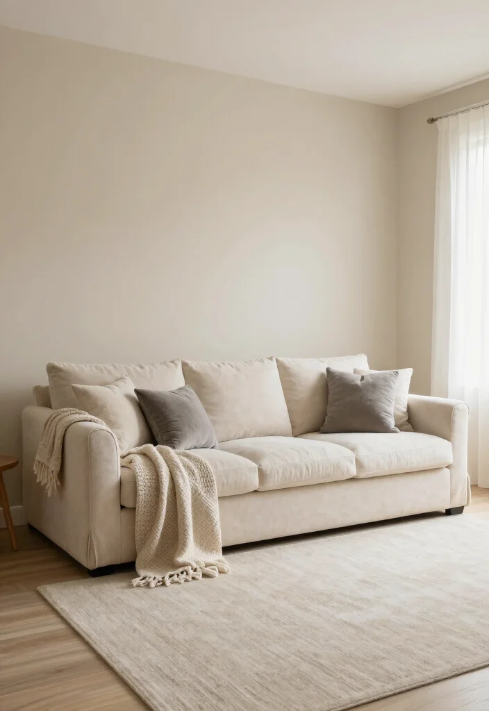 16 Living Room Empty Ideas: Creative Decorating Solutions - 11. Choose a Neutral Palette 1