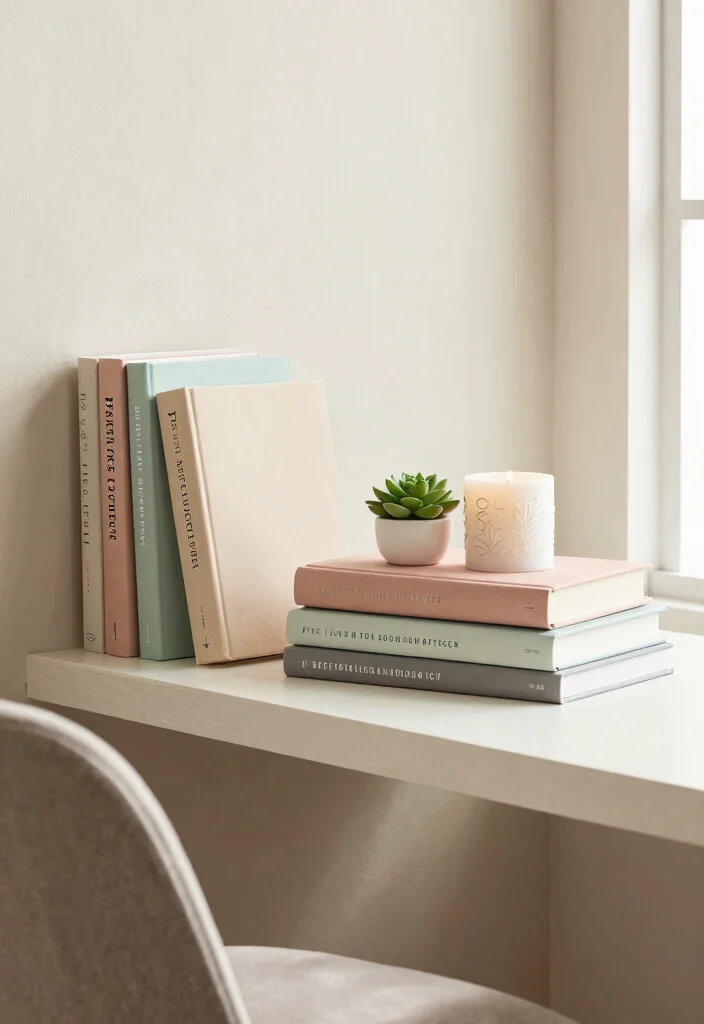 16 Living Room Ledge Decor Ideas for Simple Styled Displays - 3. Simple Bookshelf 1