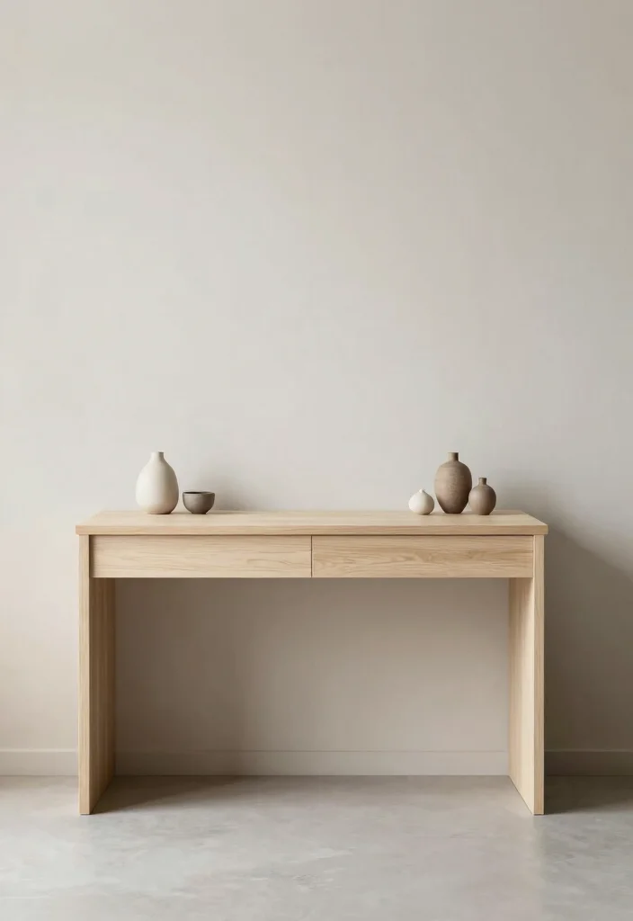 16 Living Room Vanity Ideas: Unexpected Chic Touch - 6. Minimalist Designs 1