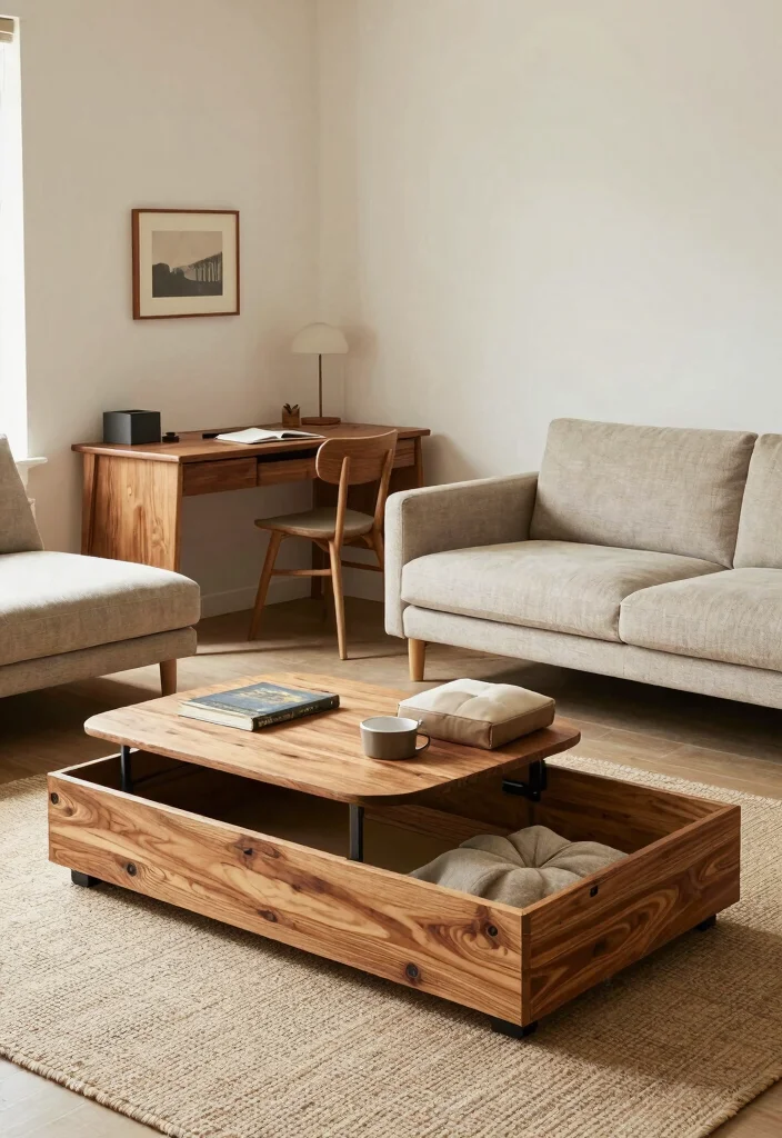 16 Magnolia Living Room Ideas Cozy Modern Farmhouse - 13. Opt for Functional Furniture 1