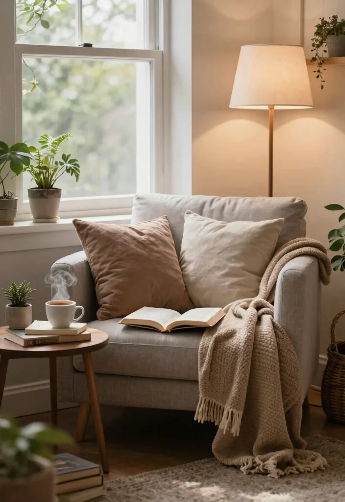 16 Magnolia Living Room Ideas Cozy Modern Farmhouse - 6. Create Inviting Reading Nooks 1