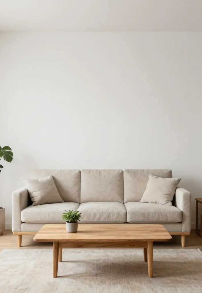 16 Organic Living Room Ideas: Natural Calm and Warm - 8. Embracing Minimalism 1