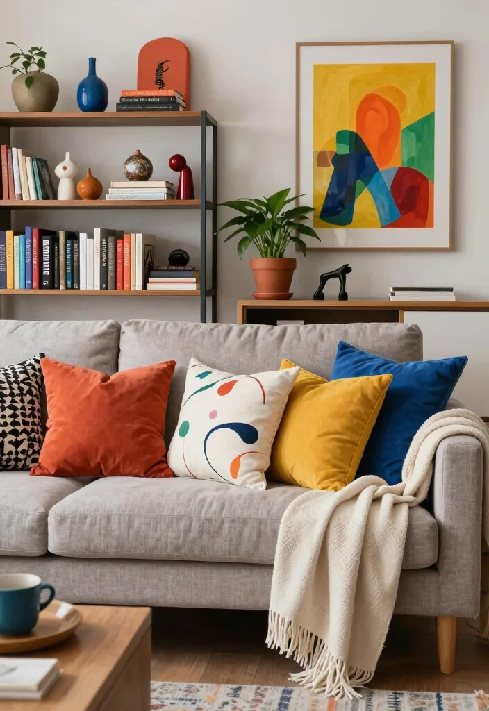 16 Rockstar Living Room Ideas for Edgy Luxurious Vibes - 7. Eclectic Accessories 1