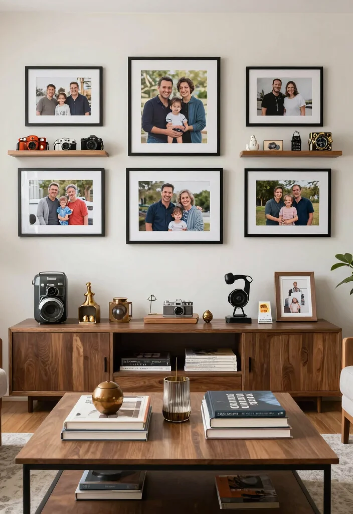 17 Arhaus Living Room Ideas Cozy Modern and Elevated - 13. Decorate with Personal Touches 1