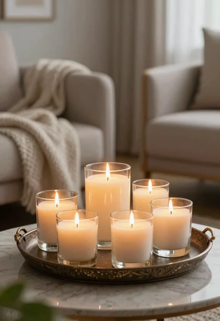 17 Living Room Accessories Ideas That Instantly Elevate Style - 11. Eco-Friendly Candles 1