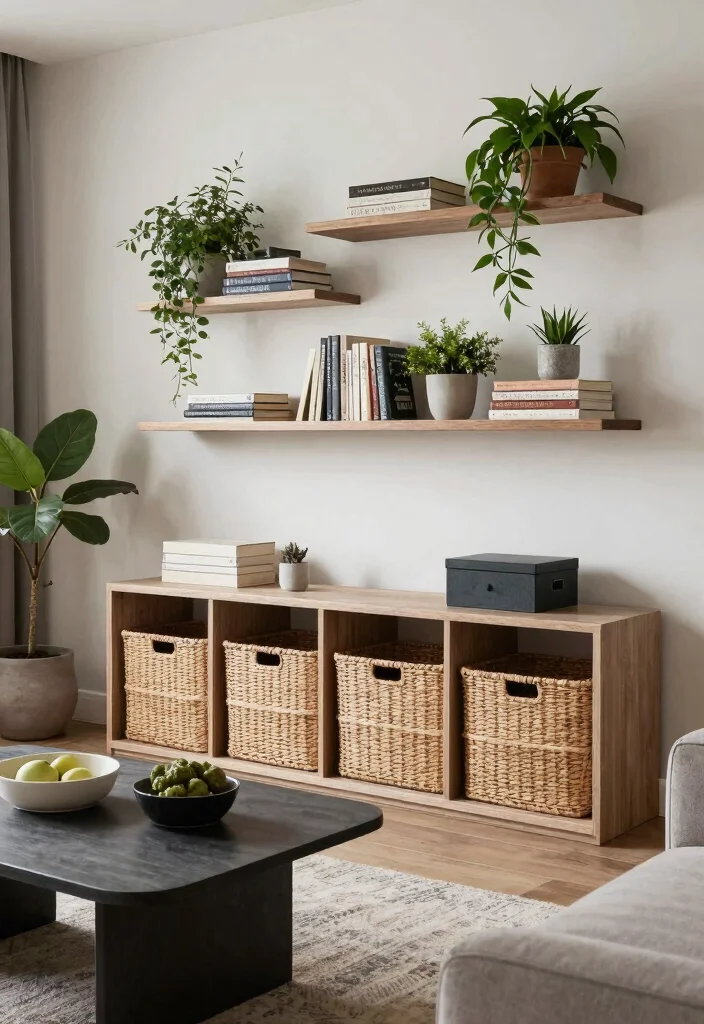 17 Living Room Accessories Ideas That Instantly Elevate Style - 17. Creative Storage Solutions 1