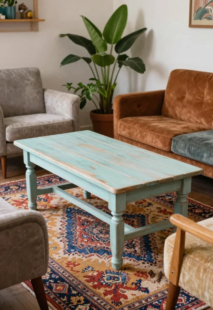 17 Living Room Accessories Ideas That Instantly Elevate Style - 6. Upcycled Furniture Pieces 1