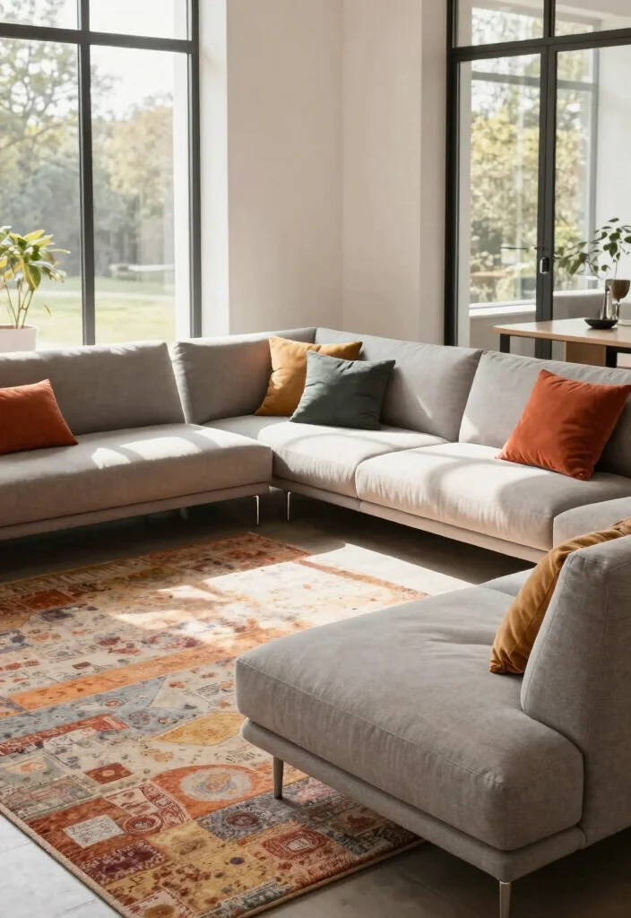 17 Living Room Separator Ideas for Smart Space Division - 17. Modular Furniture Systems 1