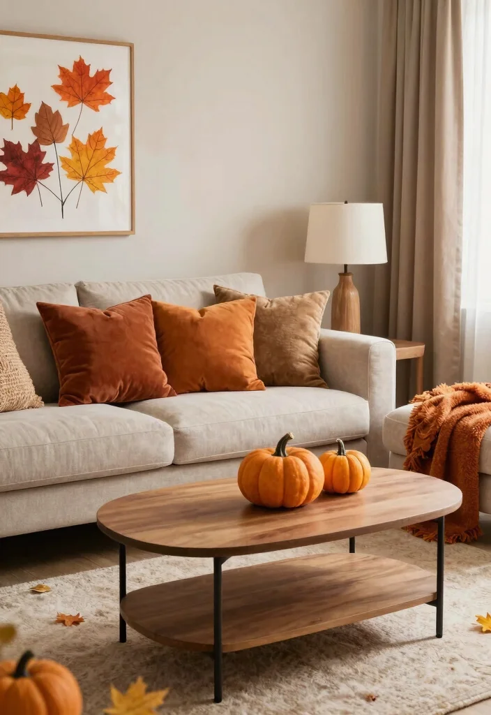 17 Second Living Room Ideas for Flexible Extra Spaces - 17. Seasonal Decor Swaps 1