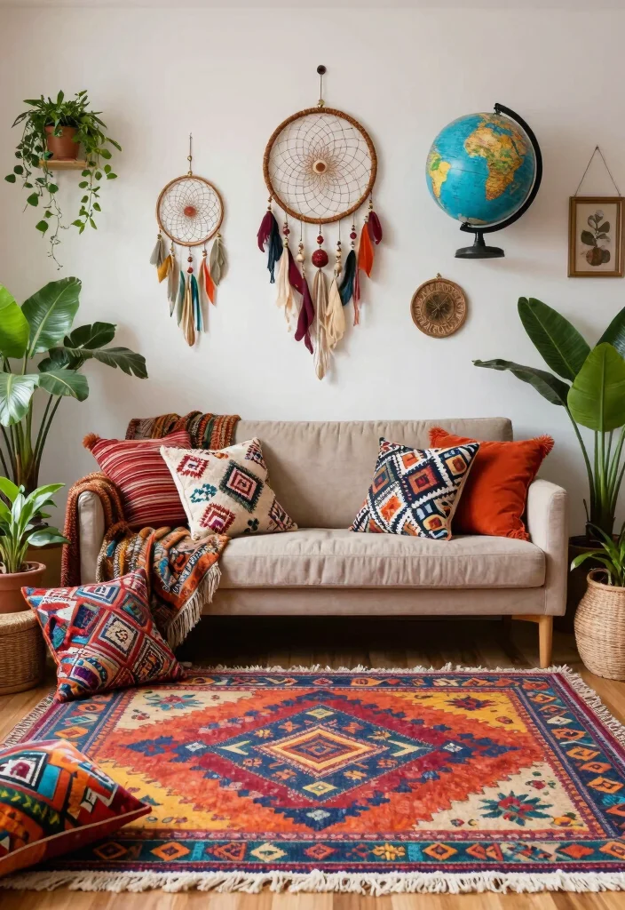 18 Colorful Living Room Inspiration Ideas Full of Personality - 11. Fun Themes 1