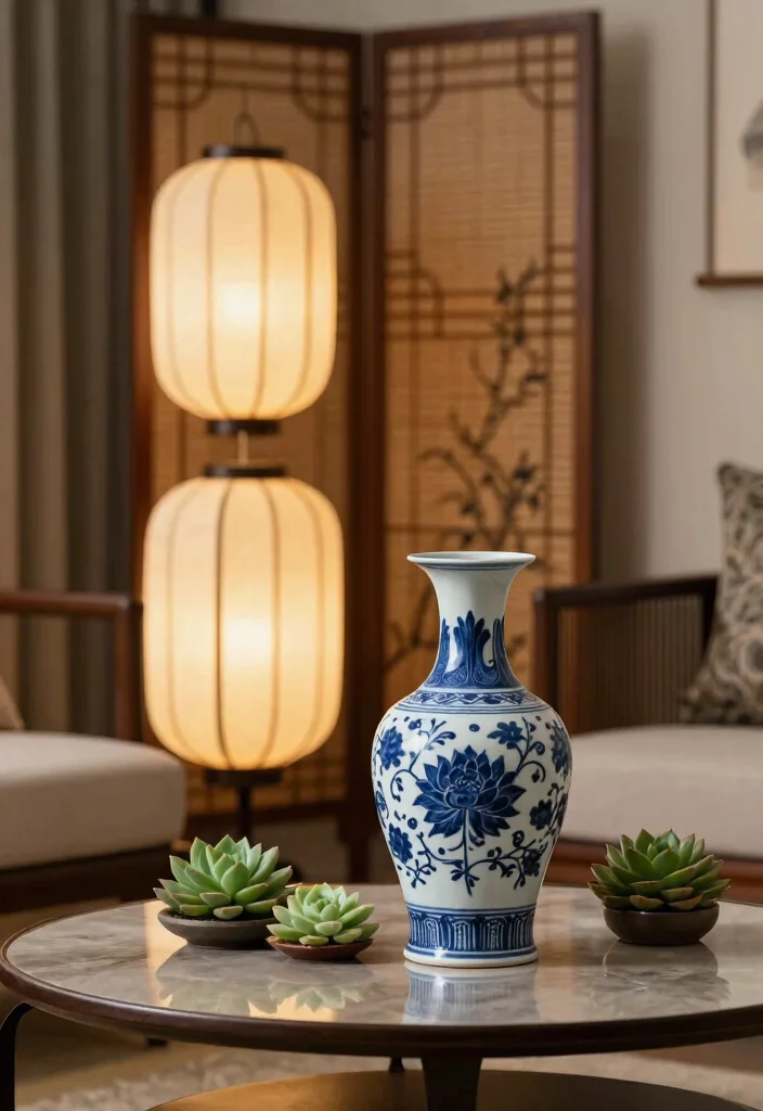 18 Indochine Living Room Ideas: Timeless East Meets West - 2. Asian-Inspired Decor 1