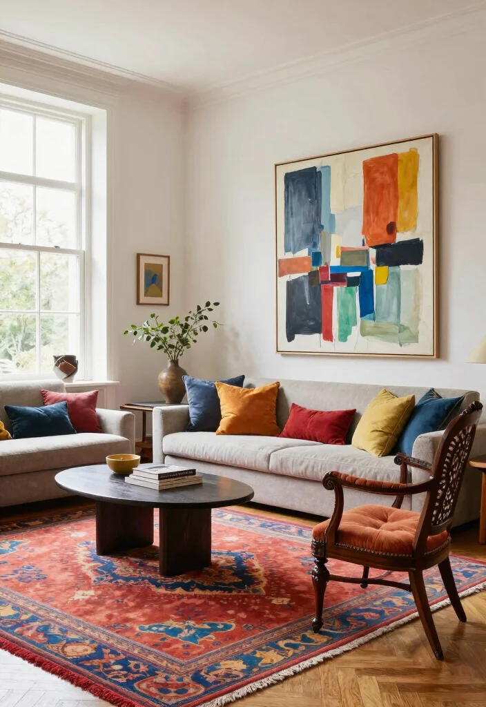 18 Indochine Living Room Ideas: Timeless East Meets West - 3. Eclectic Living Room Styles 1