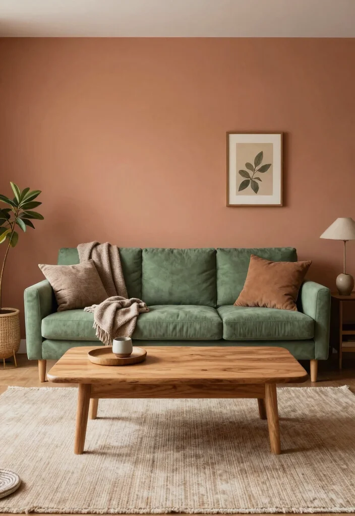 18 Living Room Mood Board Ideas To Define Your Style - 14. Warm and Inviting: The Earthy Palette 1