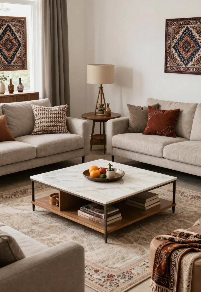 18 Persian Living Room Ideas: Rich Patterns and Heritage - 11. Focus on Functionality 1