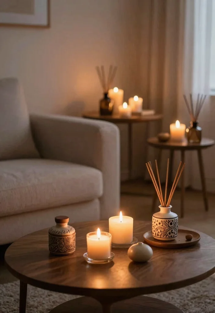 18 Persian Living Room Ideas: Rich Patterns and Heritage - 16. Infuse Scent into the Space 1