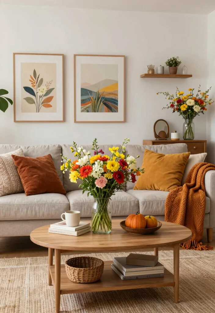 18 Persian Living Room Ideas: Rich Patterns and Heritage - 18. Personalize with Seasonal Decor 1