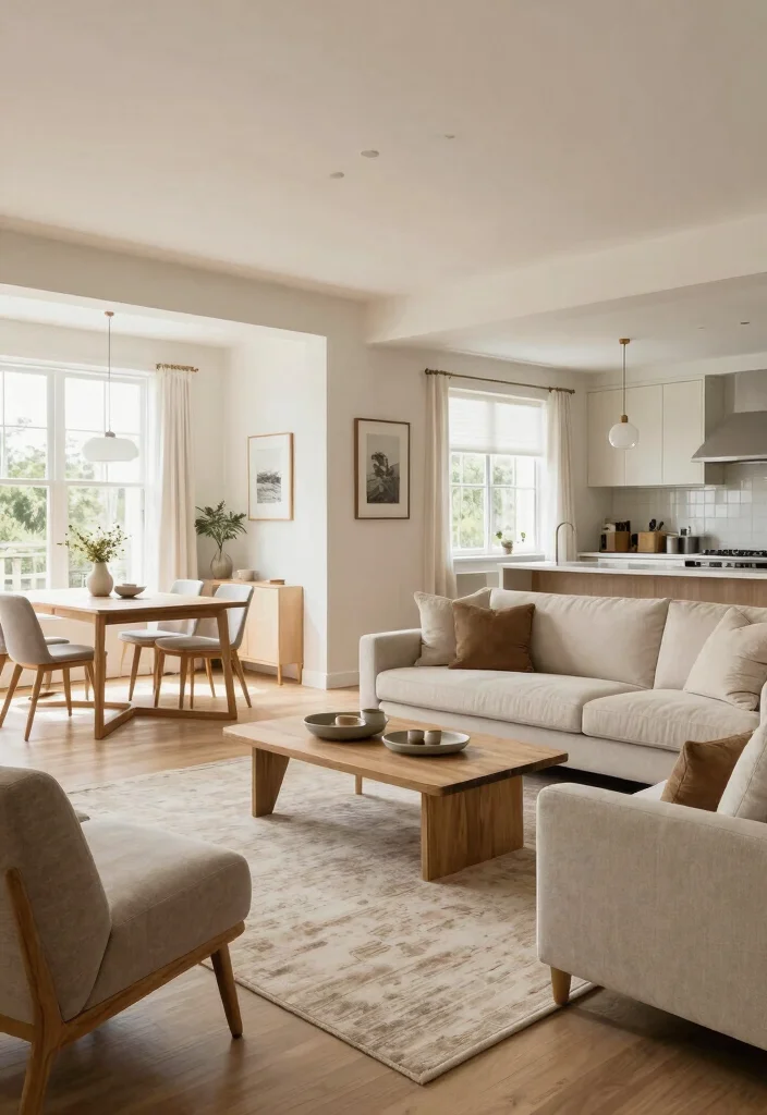 18 Transitional Living Room Ideas Perfect Balance of Styles - 10. Open Space Concept 1