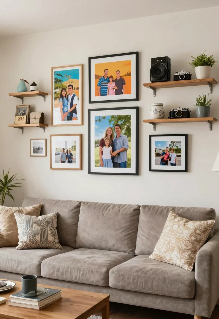 18 Transitional Living Room Ideas Perfect Balance of Styles - 15. Personal Touches 1