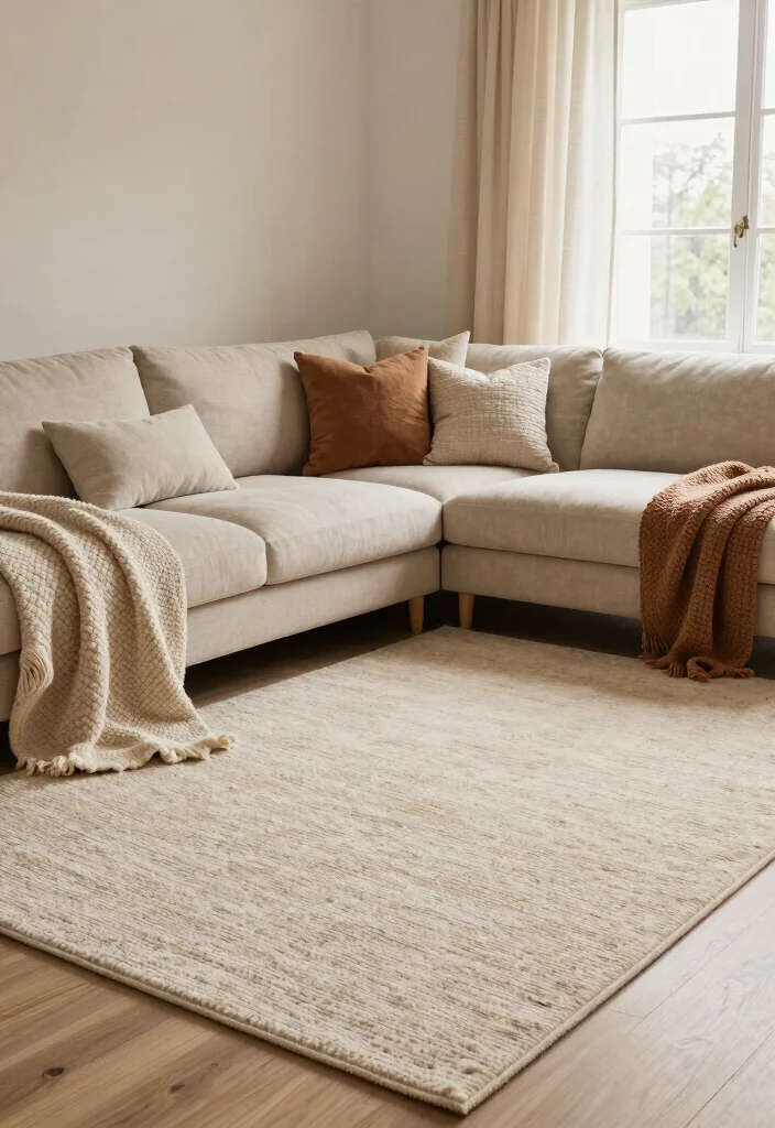 18 Transitional Living Room Ideas Perfect Balance of Styles - 9. Warm and Inviting Textiles 1