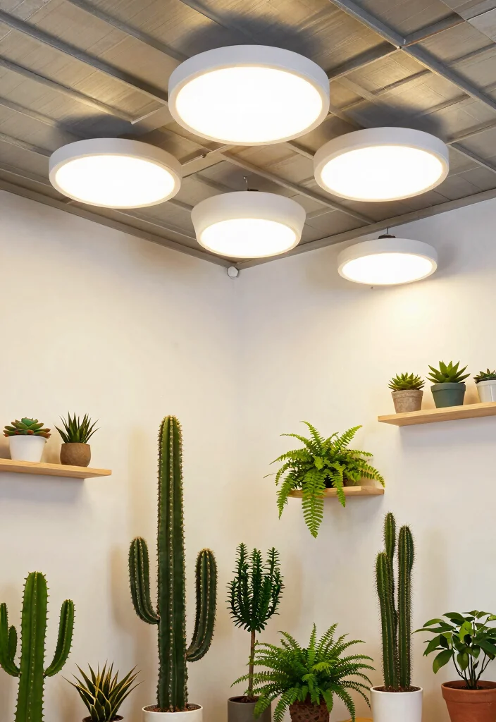 12 Ceiling Surface Light Ideas That Install Without Cutting Holes - 1. Magnetic Ceiling Lights for Easy Installation 1