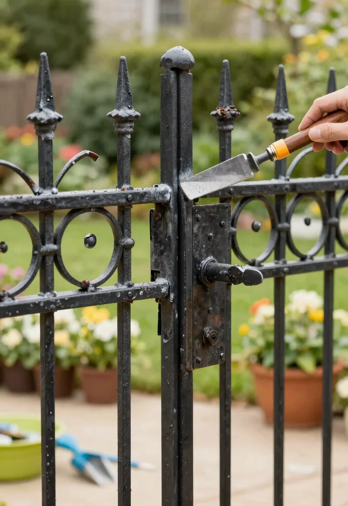 12 Durable Wrought Iron Patio Gates That Last for Years Without Rusting - 12. Maintenance Tips for Long-Lasting Wrought Iron Gates 1