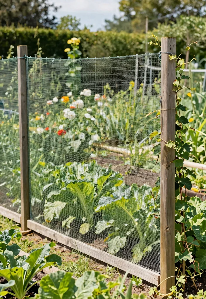 12 Garden Deer Fence Ideas That Actually Keep Them Out - 3. Tall Mesh Fencing 1