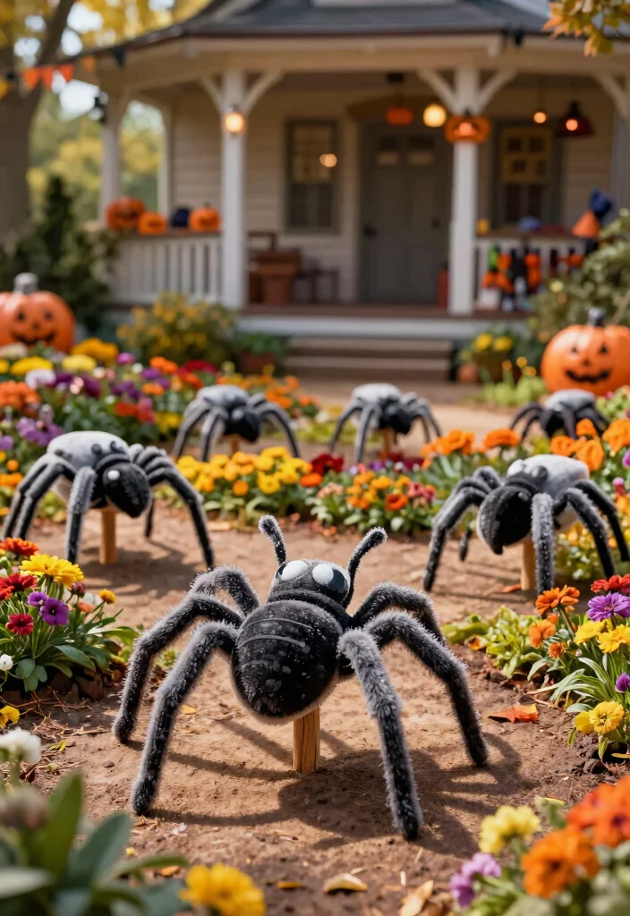 12 Halloween Porch Sign Ideas That Store Flat for Next Year - 6. Creepy Crawly Insect Signs 1