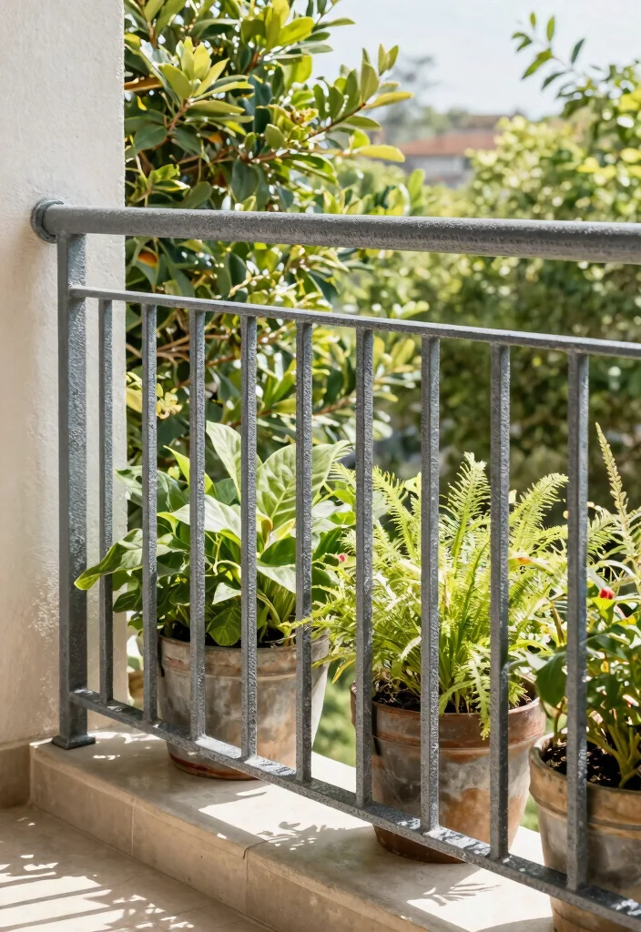 12 Iron Balcony Railing Ideas That Don't Rust in Wet Climates - 11. Eco-friendly Recycled Iron Railings 1