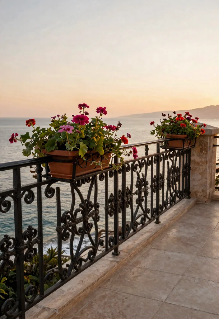 12 Iron Balcony Railing Ideas That Don't Rust in Wet Climates - 4. Ornate Cast Iron Designs 1
