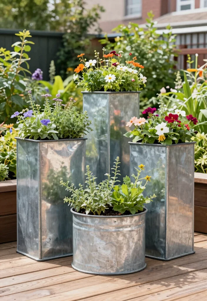 12 Metal Planter Boxes That Won't Rot or Split After One Season - 1. Galvanized Steel Planter Boxes 1