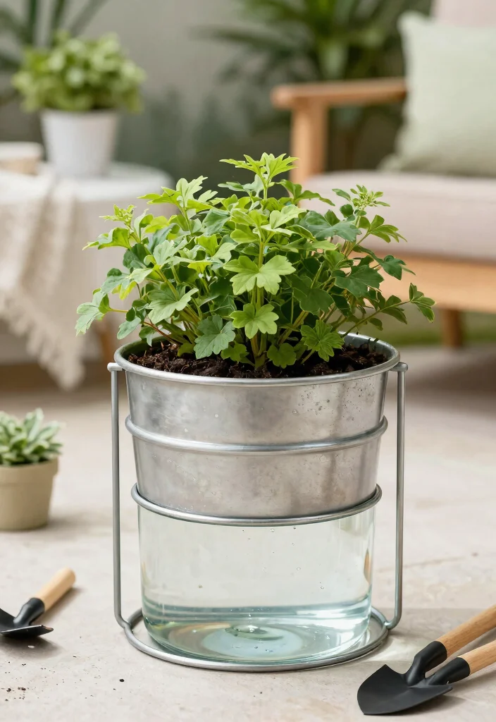 12 Metal Planter Boxes That Won't Rot or Split After One Season - 10. Self-Watering Metal Planters 1
