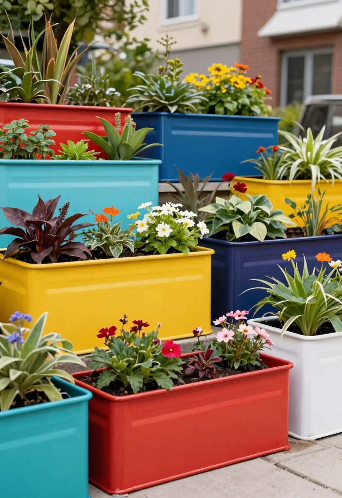 12 Metal Planter Boxes That Won't Rot or Split After One Season - 11. Customizable Metal Planter Boxes 1