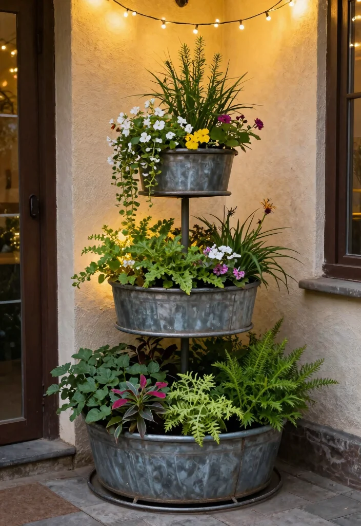 12 Metal Planter Boxes That Won't Rot or Split After One Season - 9. Tiered Metal Planter Boxes 1