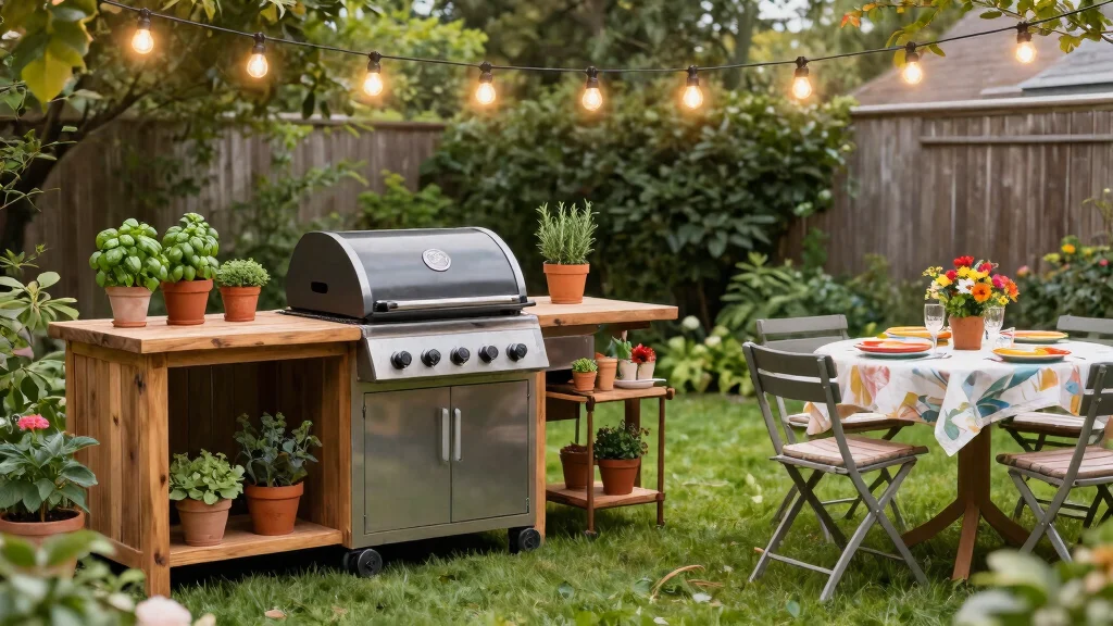 12 Outdoor Kitchen Concepts on a Budget That Skip the Contractor