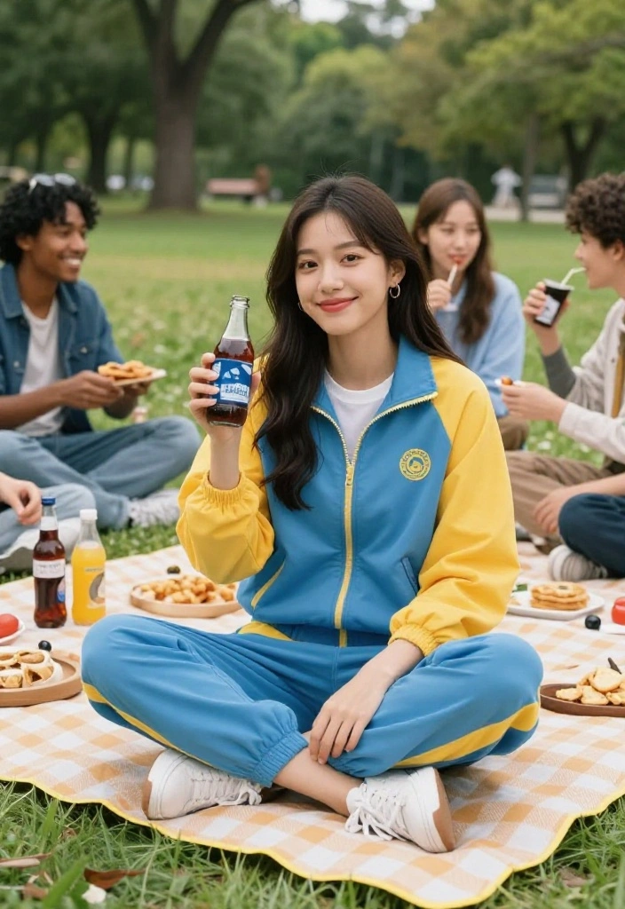 12 Outdoor Party Outfit Ideas That Work From Backyard to Rooftop - 6. Eco-friendly Tracksuit Set 1