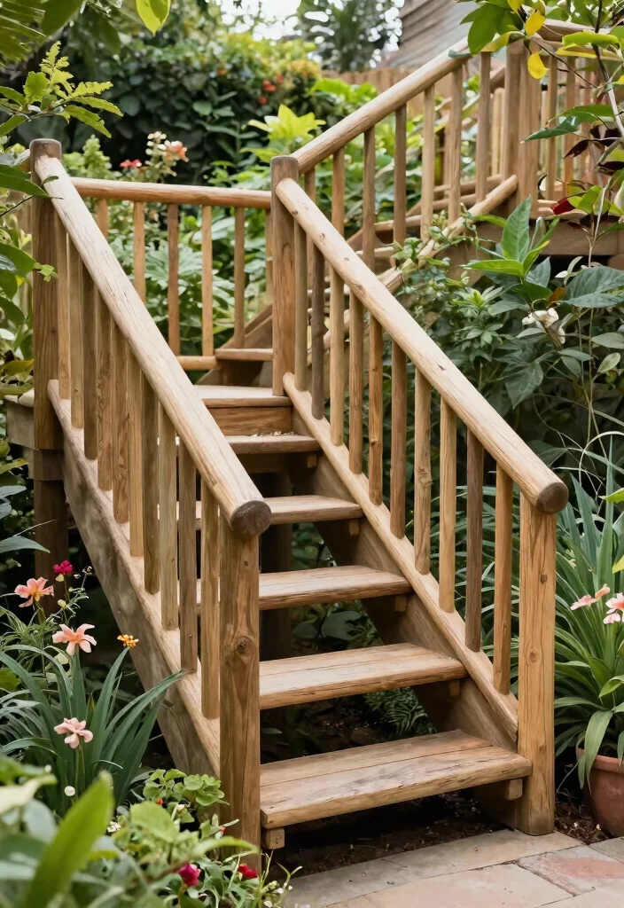 12 Outdoor Stair Railing Ideas That Meet Code Without Looking Bulky - 12. Eco-Friendly Railings 1