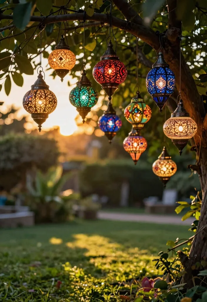 12 Patio Lighting Ideas That Install Without Running New Wire - 1. Solar Lanterns for a Whimsical Touch 1