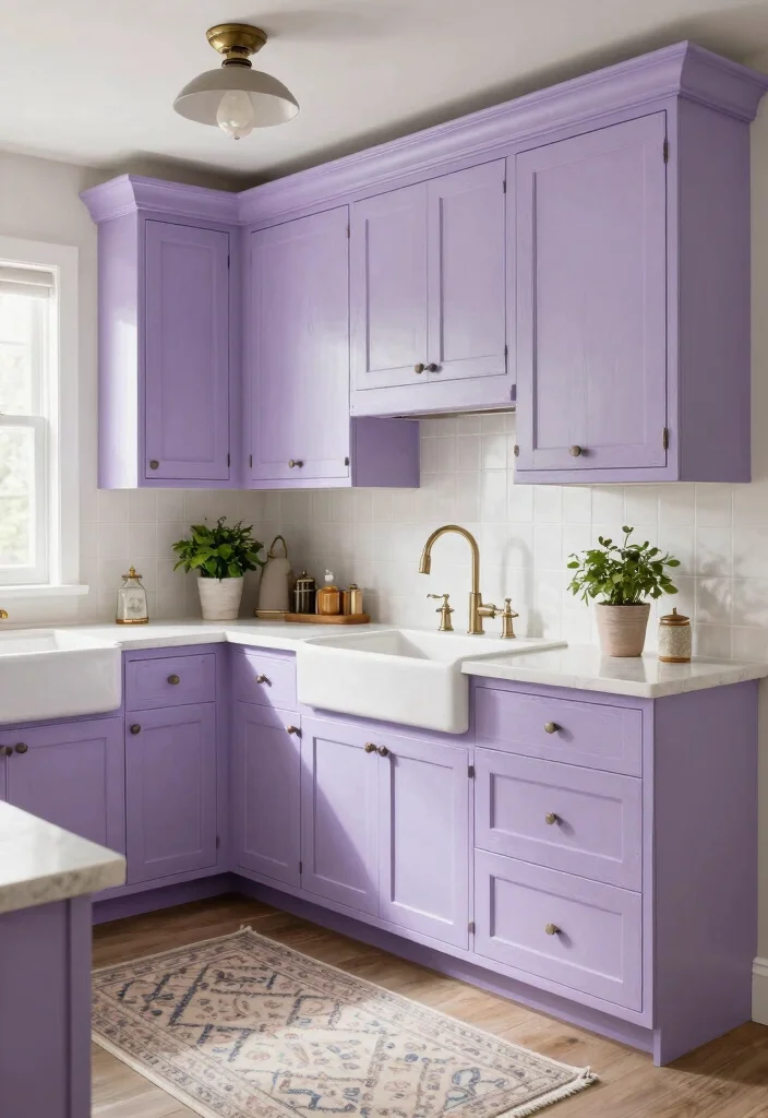 14 Farmhouse Kitchen Cabinets on a Budget That Look Custom Not Stock - 11. Chalk Paint Cabinets 1