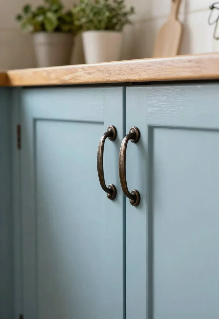 14 Farmhouse Kitchen Cabinets on a Budget That Look Custom Not Stock - 12. Farmhouse Style Hardware 1