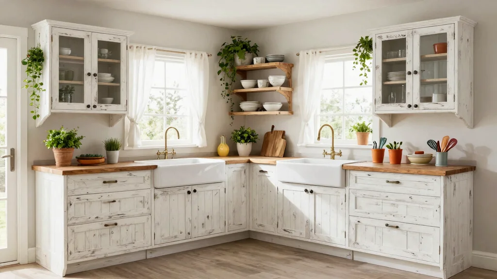 14 Farmhouse Kitchen Cabinets on a Budget That Look Custom Not Stock