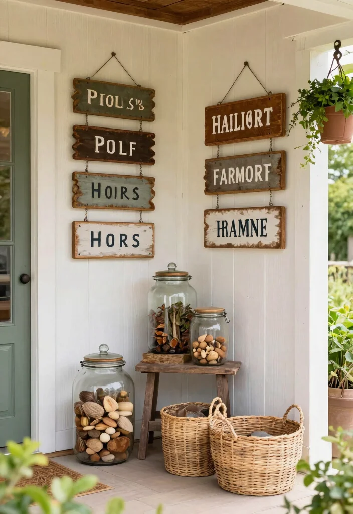 14 Farmhouse Patio Ideas on a Budget That Don't Need a Full Rebuild - 9. Farmhouse-Style Accessories 1